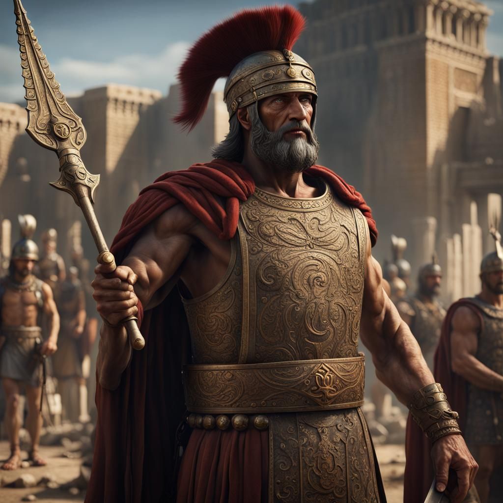 Hannibal Barca: Detailed Matte Painting in 8k