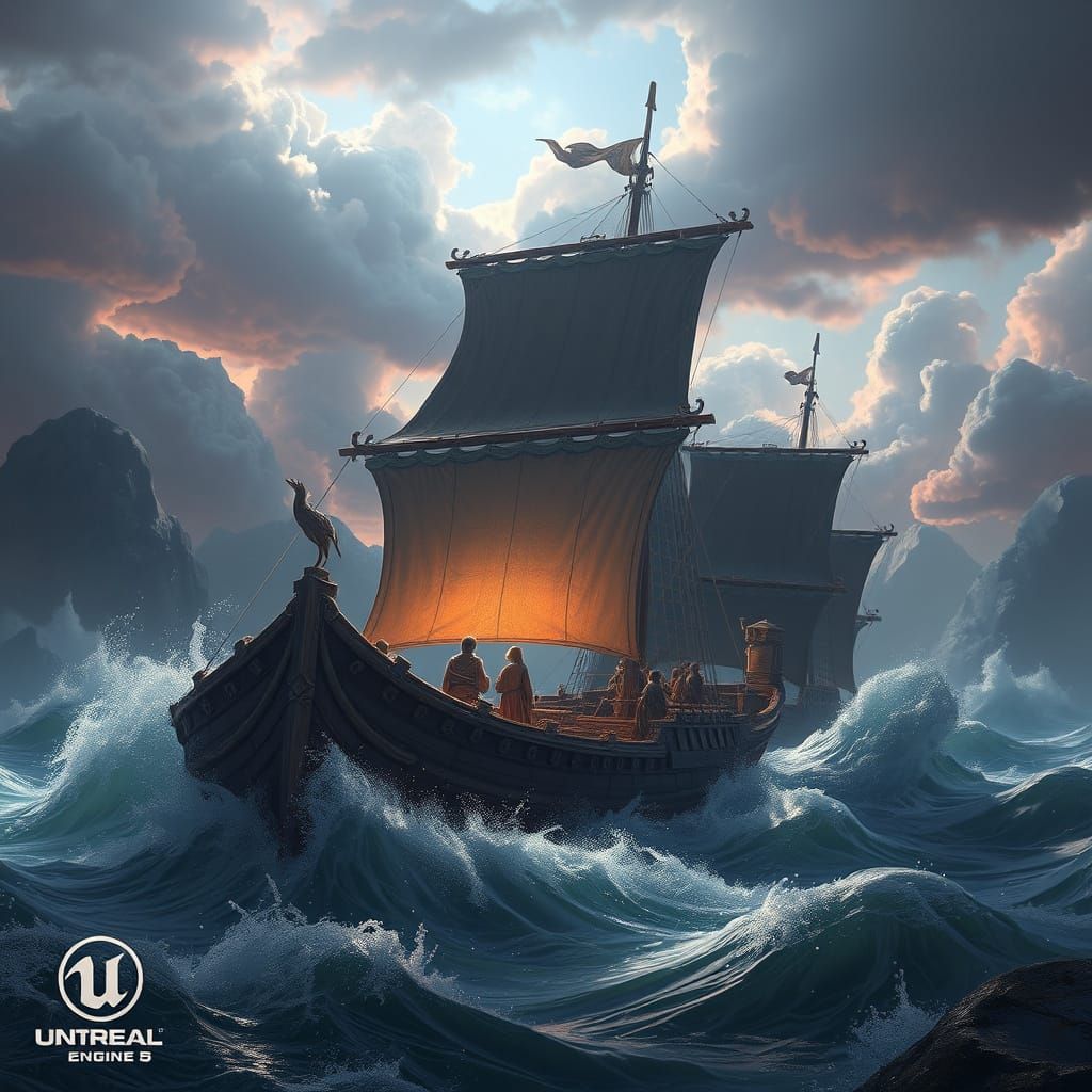 Noah's Son Japheth: Fantasy Concept Art of a Biblical Progen...