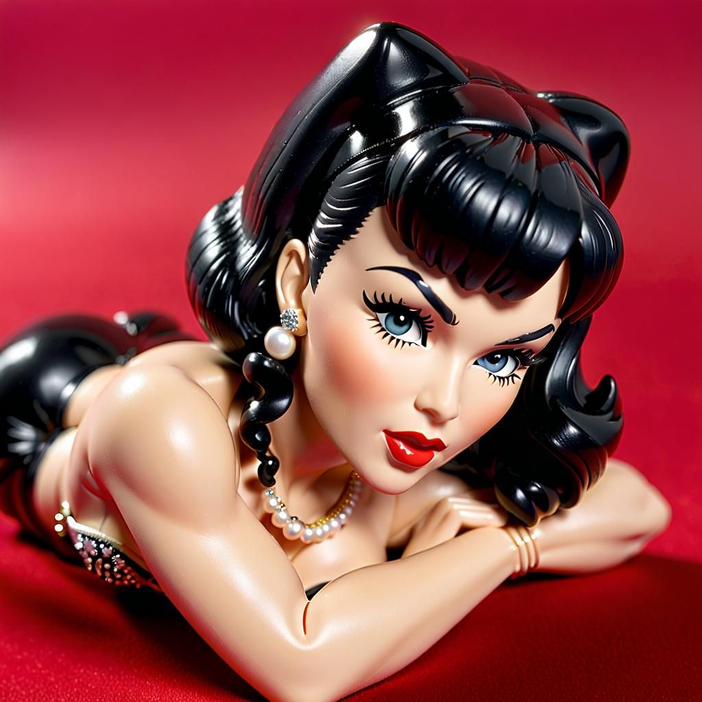 Bettie Page Bobblehead Figurine