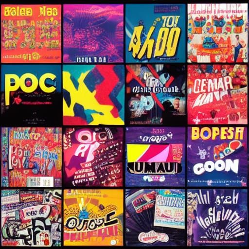 Abstract Pop Rock AI Interpretation