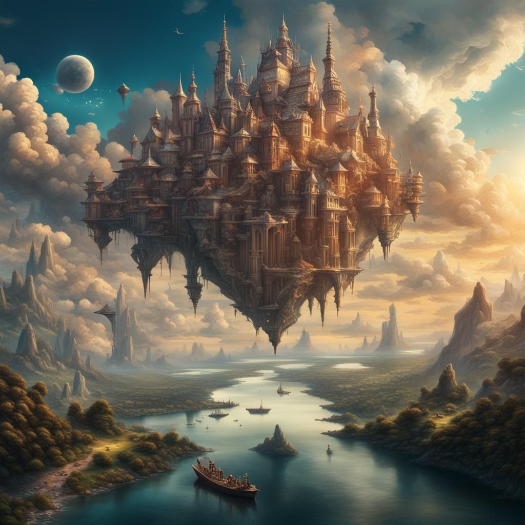 Boundless Sky of Imagination and Love