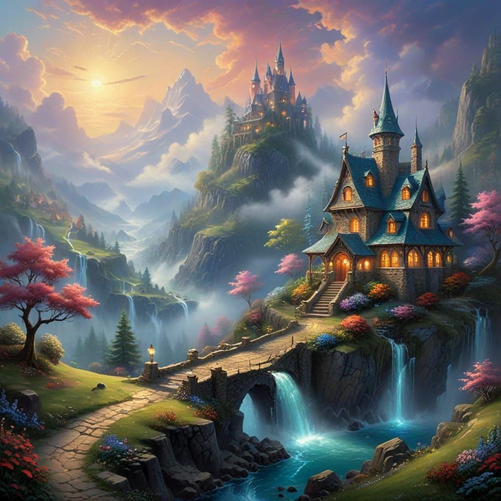 Ethereal Futuristic Dreamscape