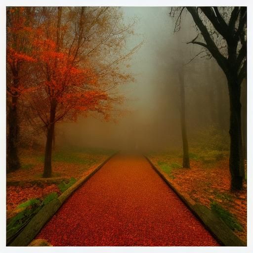 Ethereal Autumn Night: Adventurers and Glowing Jack-o'-Lante...