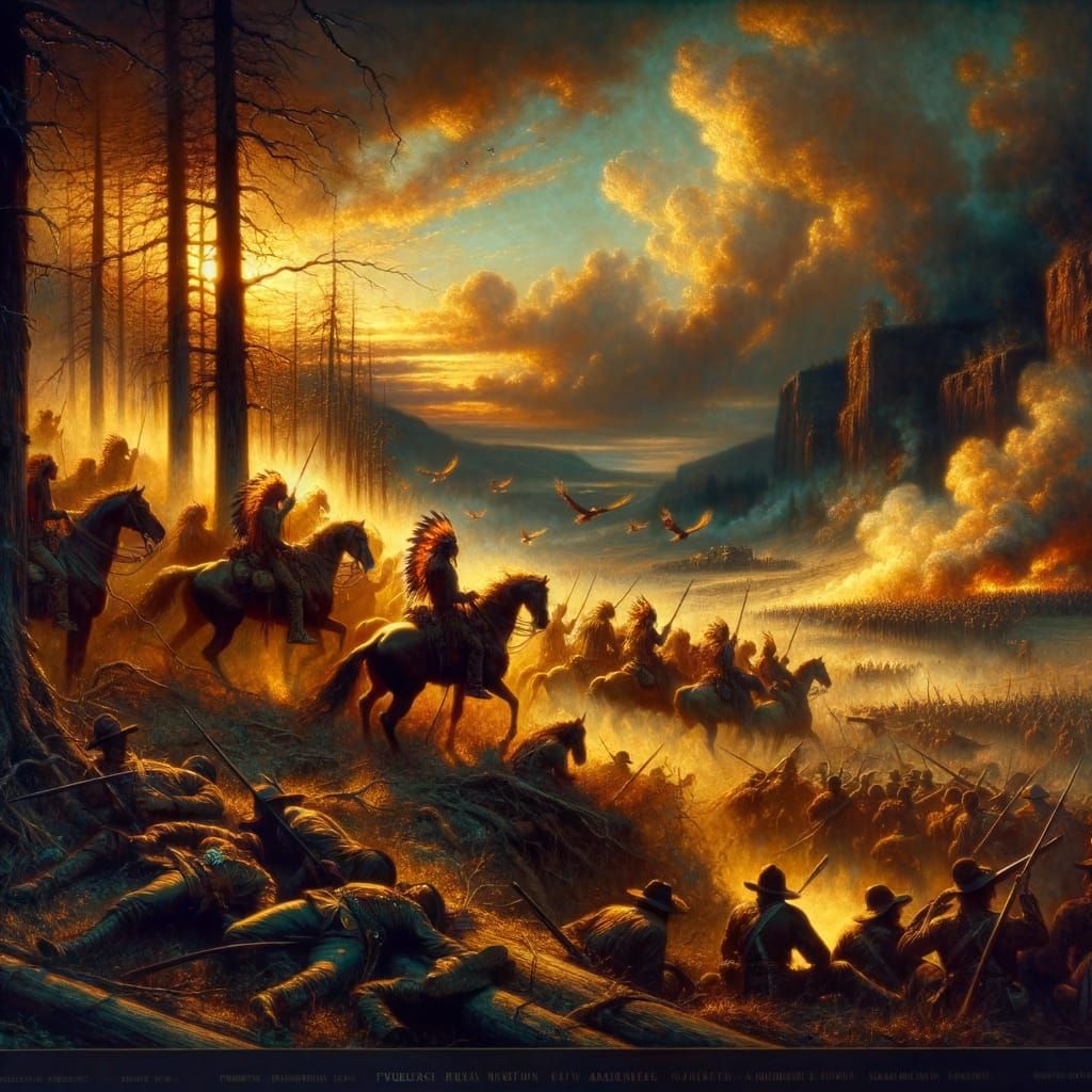 Epic civil war battlefield