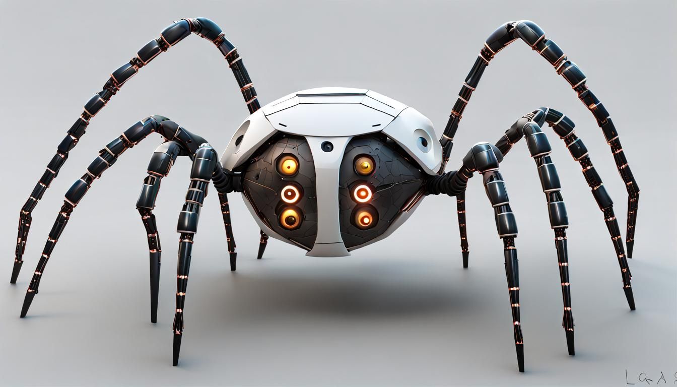 Spider-Shaped Robot Design