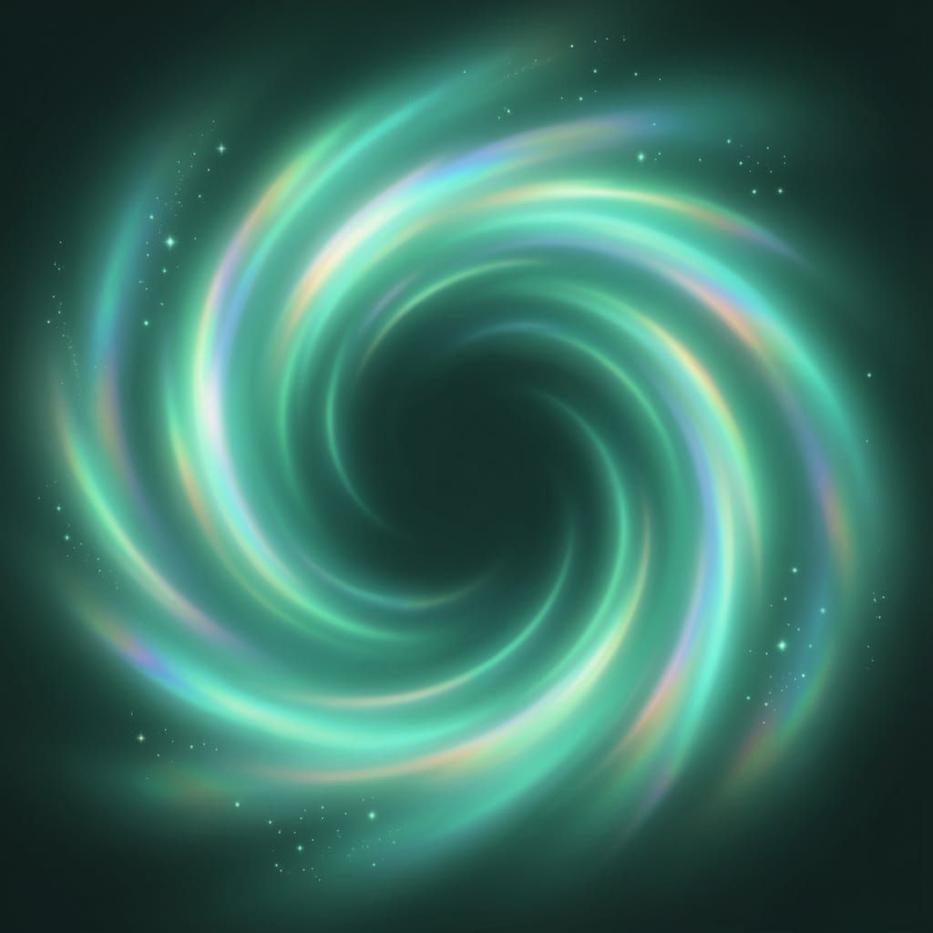 Ethereal Sea Green Aura with Bioluminescent Light