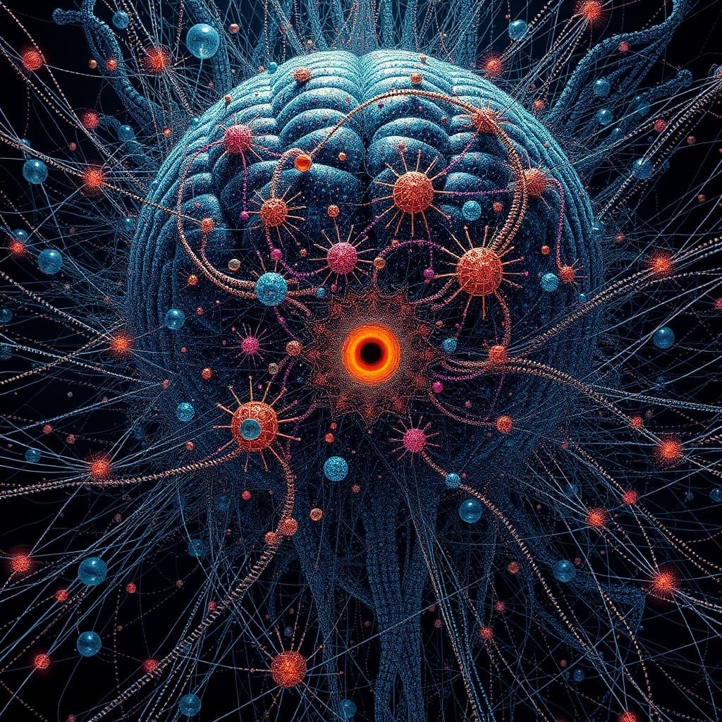 Consciousness as Brain Network: Art in Darlington Style