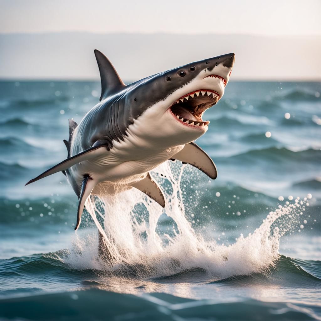 Shark Leaps from Ocean: Professional Photography