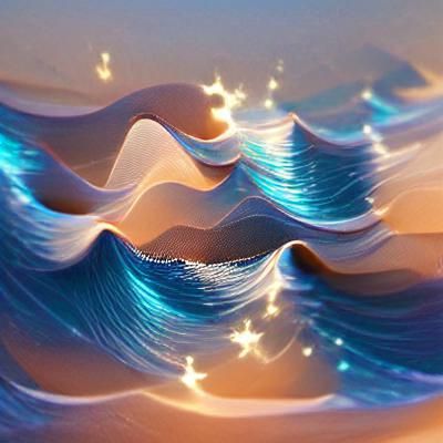 Abstract Waves of Pure Magic Energy
