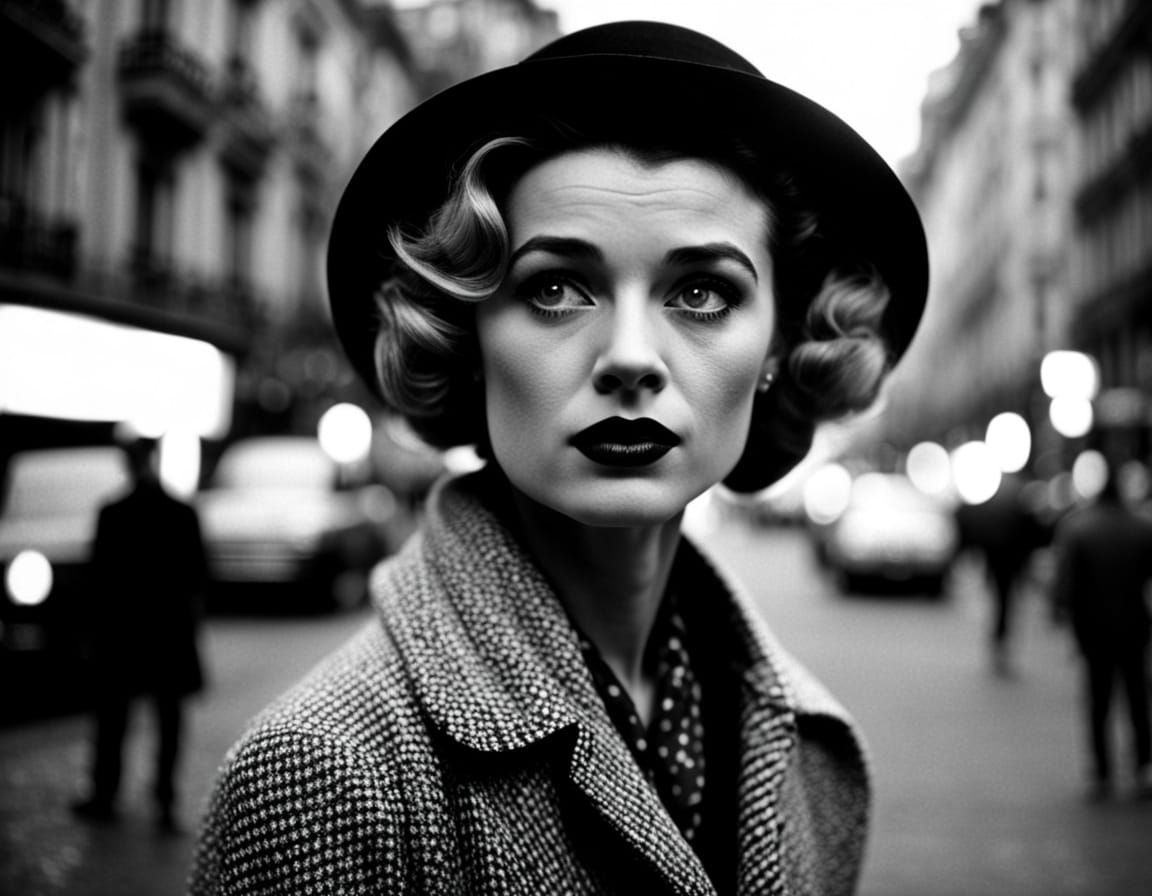 Damsel in Distress: Film Noir Pointillism in Paris