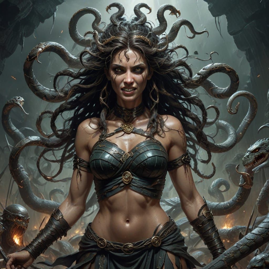Medusa's Infernal Gaze
