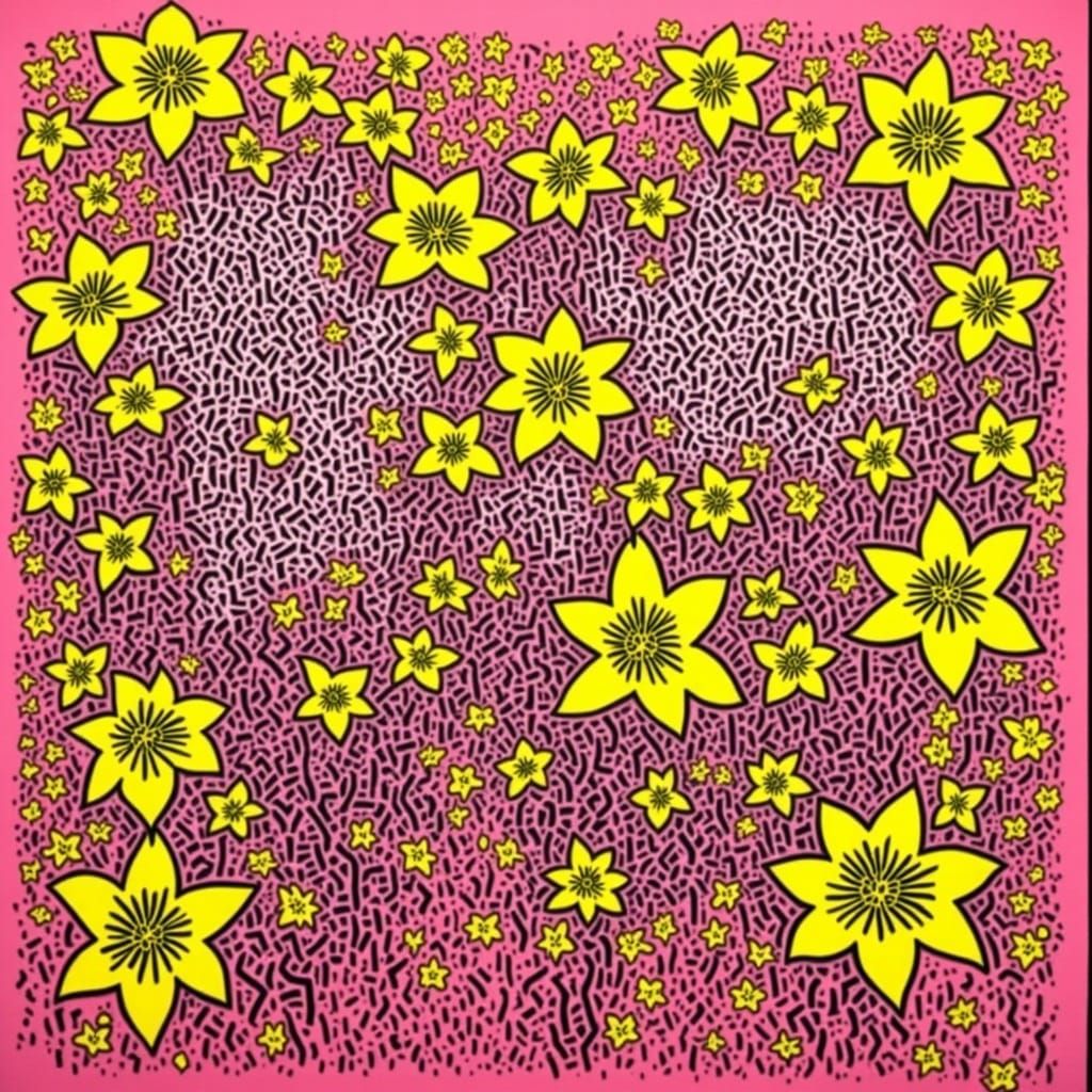 Cyberpunk Cityscape in Neon Ruins