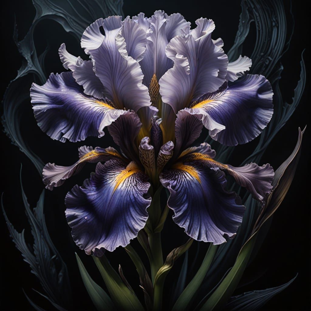 Ethereal Iris in Biomechanical Hues