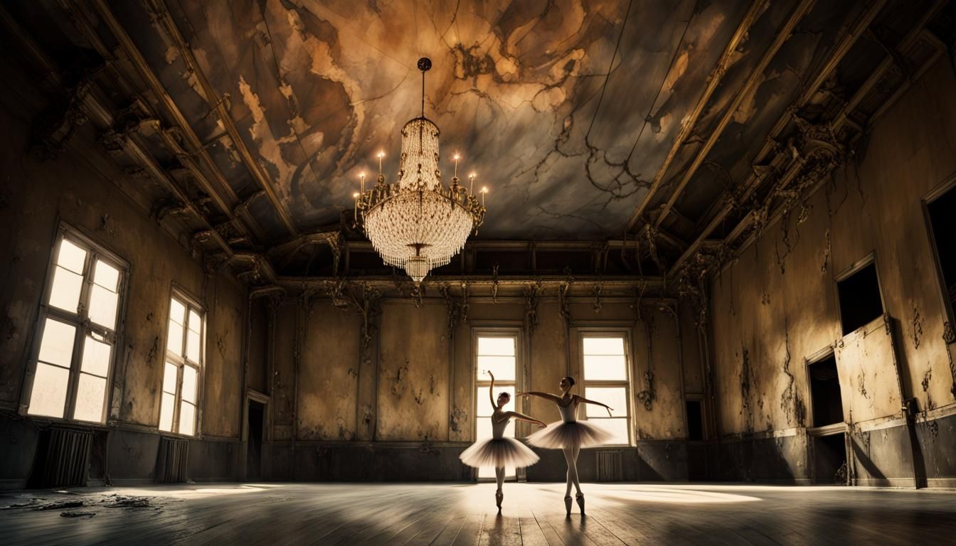Ballet Dancers in Decaying Grandeur: Lacombe Style