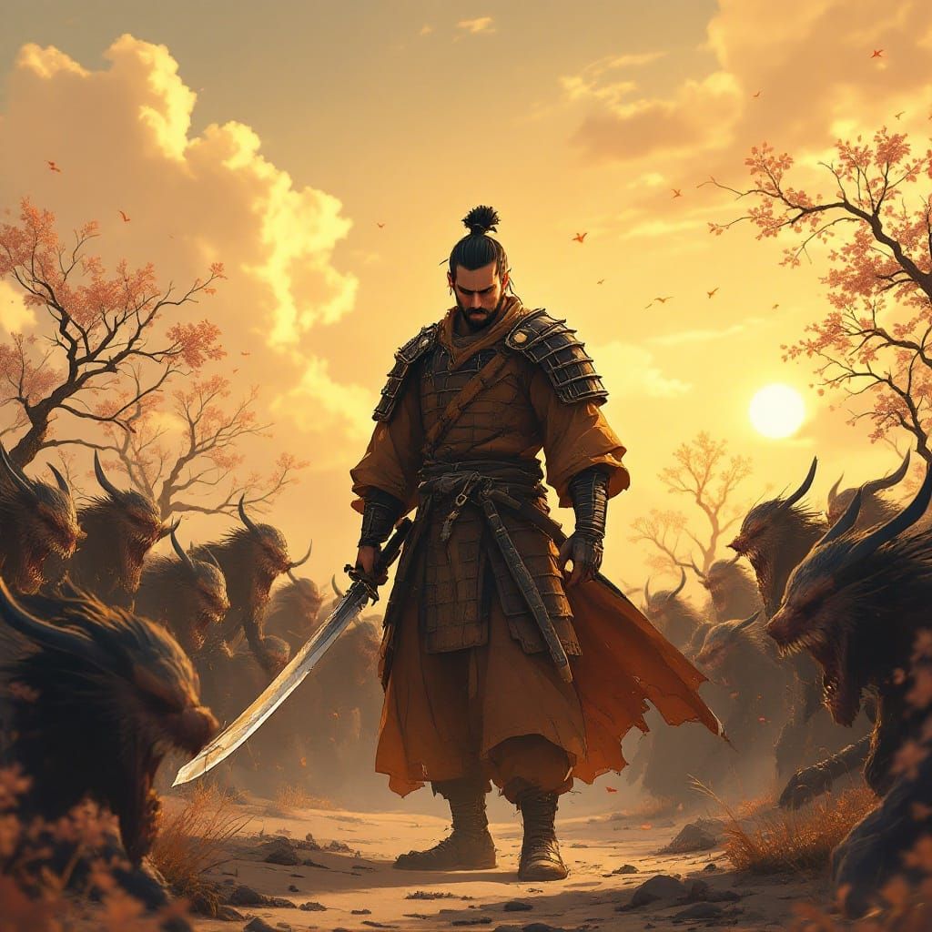 Samurai Showdown at Sunset: Anime Key Visual