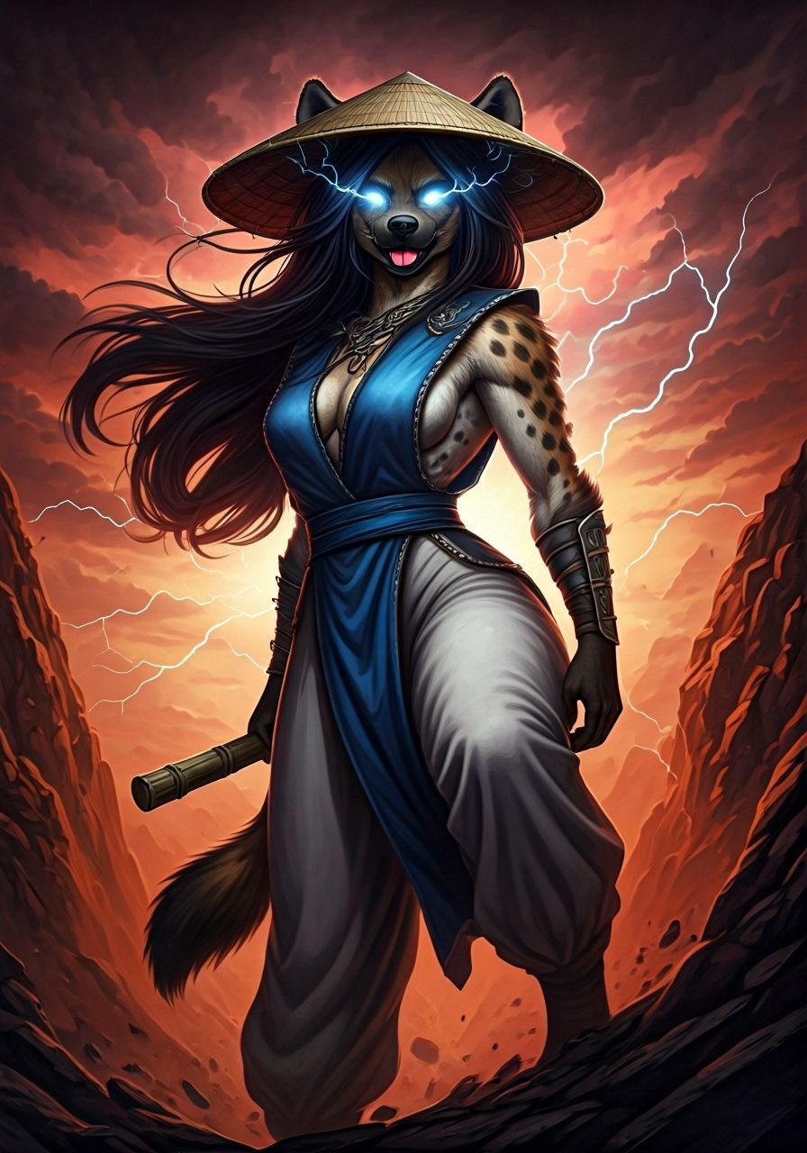 Furry Thunder Goddess in Mortal Kombat Hellworld