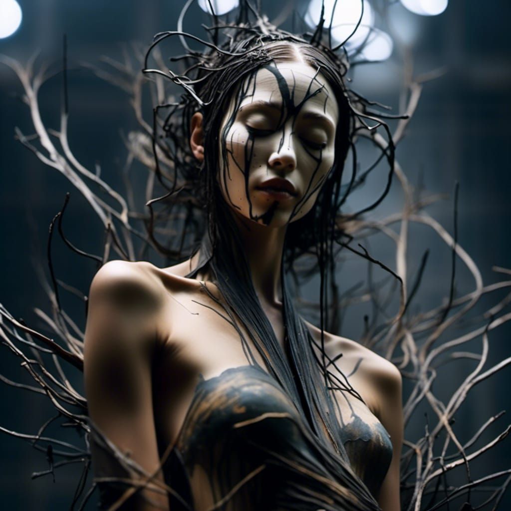 <lora:Dark:0.3> <lora:WoodMask:0.2>