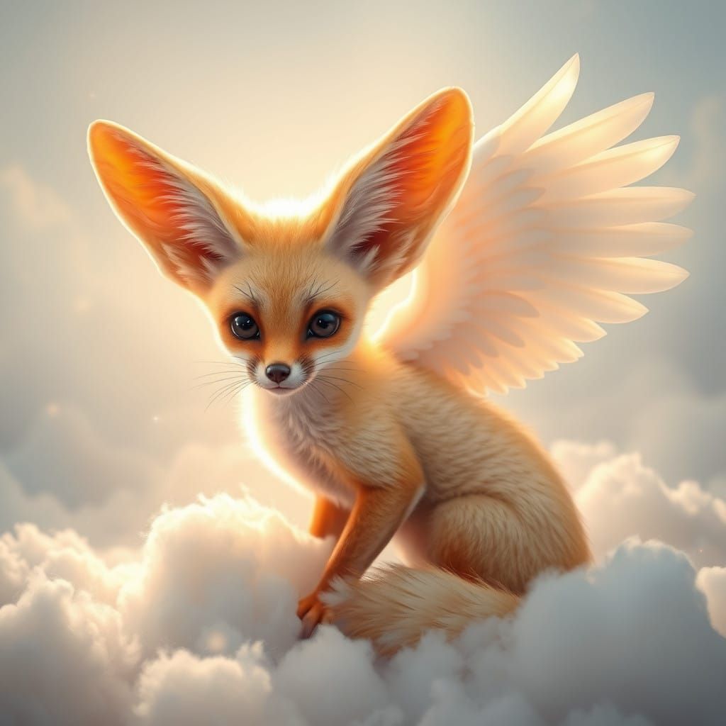 Fennec Fox Angel