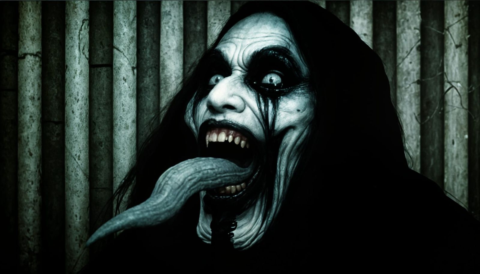 Graveyard Monster with Long Tongue