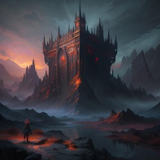 Detailed Matte Painting of a Beautiful Woman