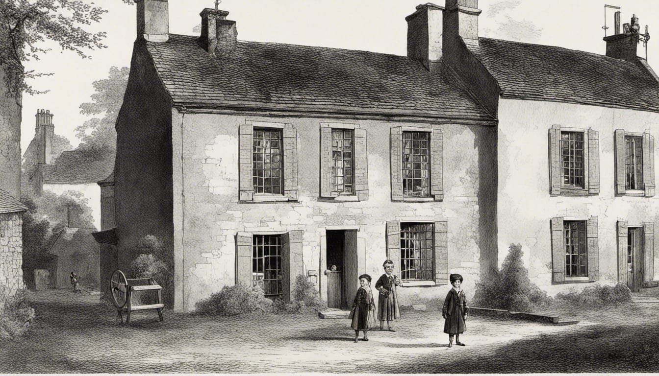 Young Adam Smith Playing in 18th Century Kirkcaldy