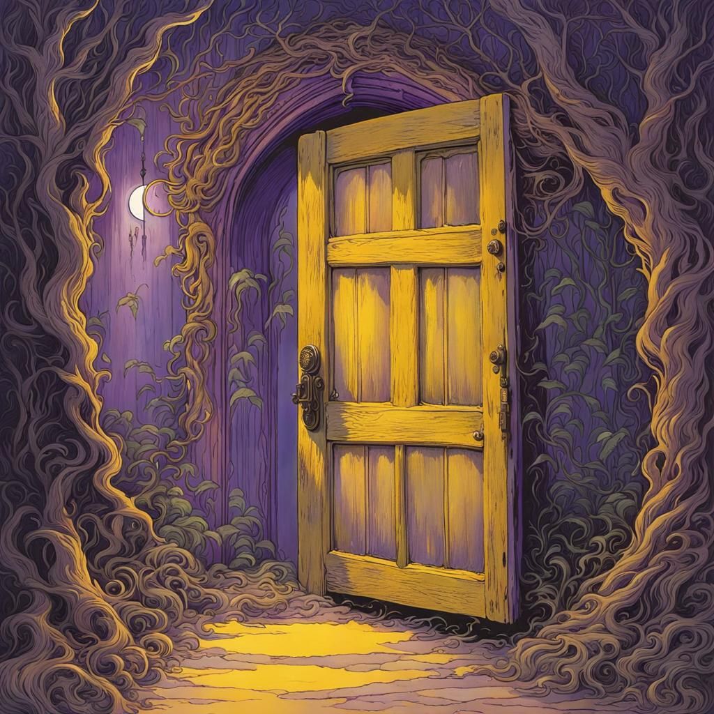 Nightmare Behind the Door: Fantasy Art