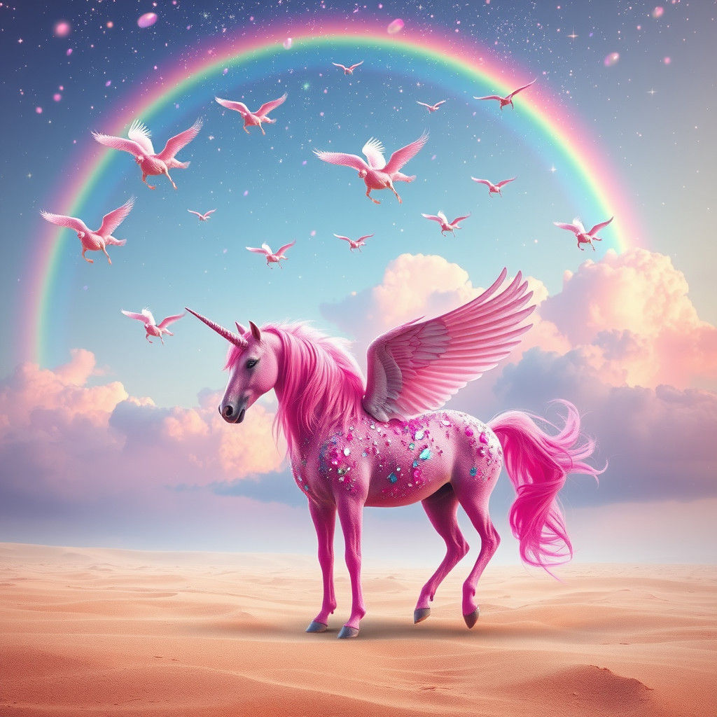 Unicorns and Pegasus in a Gem-Filled Sky