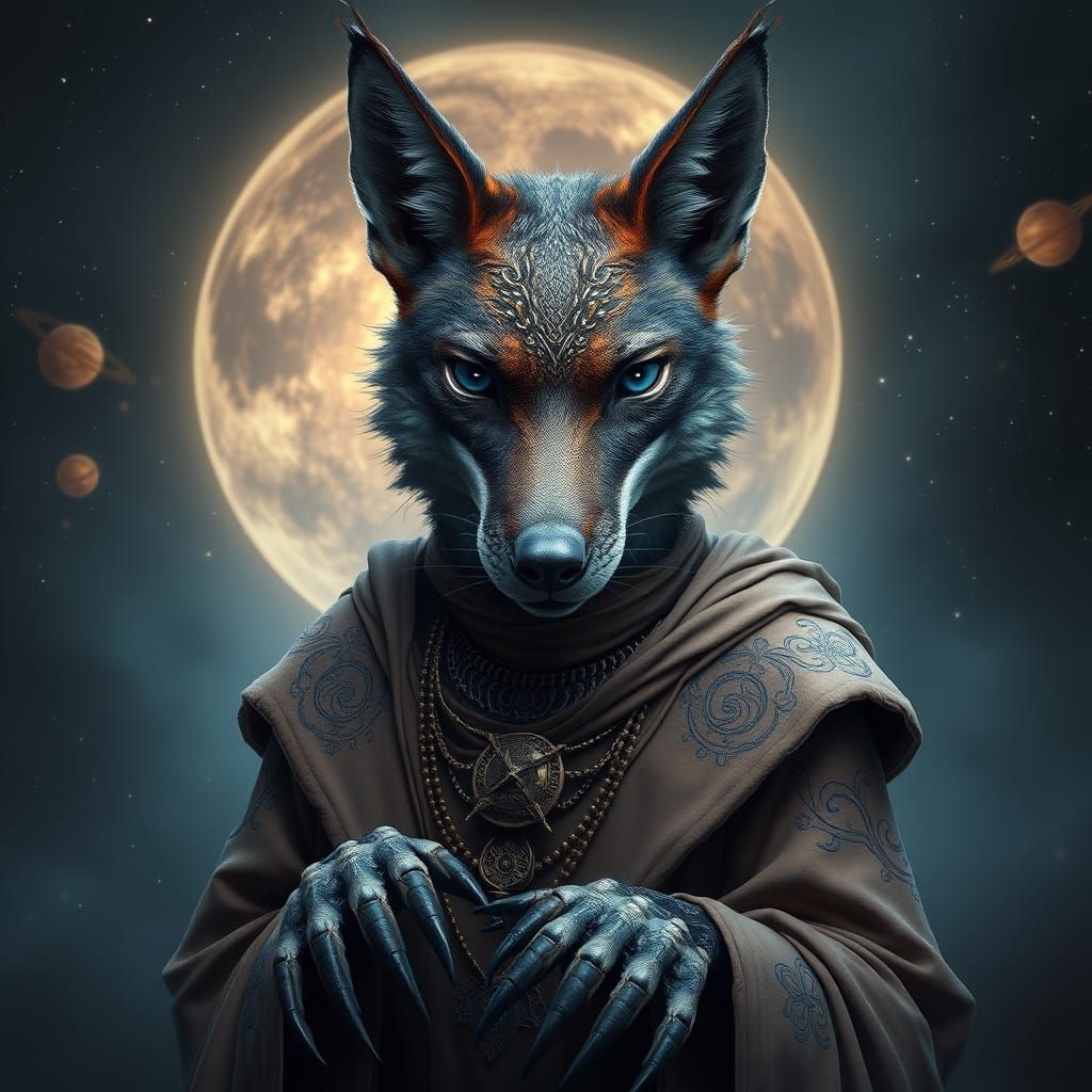 Cosmic Hybrid Goddess in Star Trek-Inspired Elegance