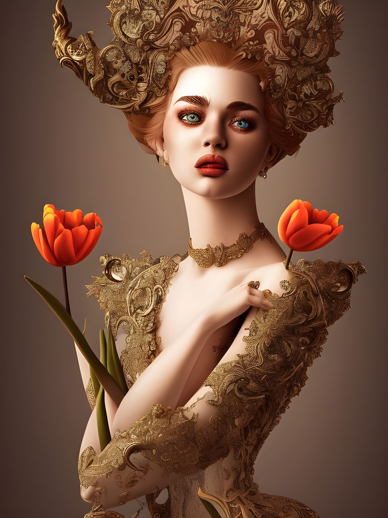 Hyperrealistic Tulips with Post-Production SFX