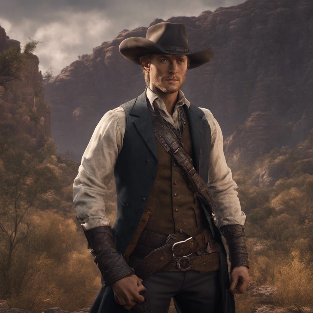 Jensen Ackles as 19th Century Western Hero