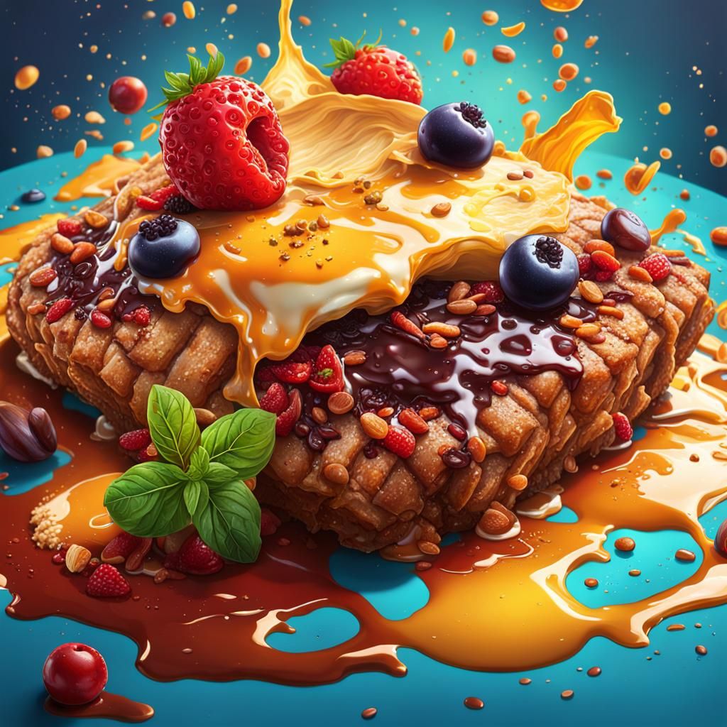 decadent delicious food