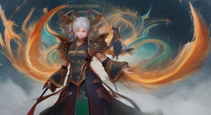 Zodiac Animals Optical Illusion in Ethereal Style