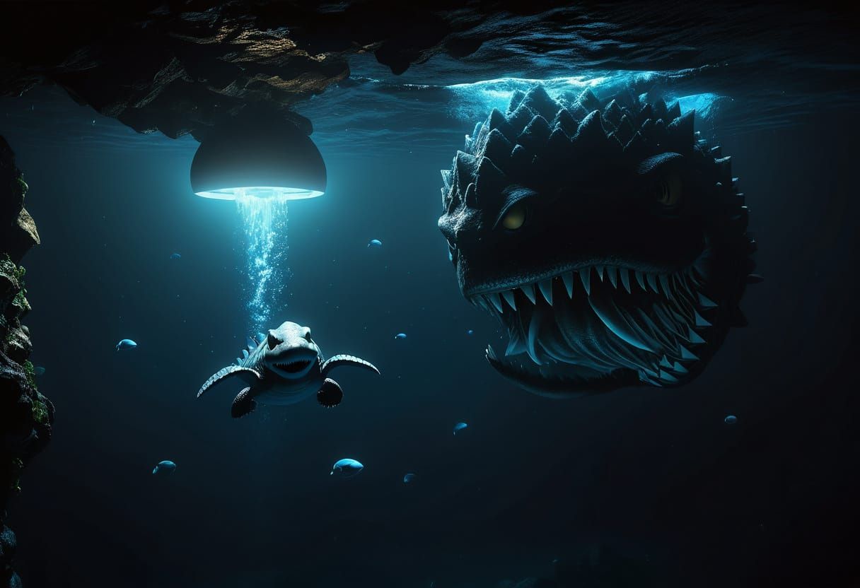 Super Mario's Abyss: A Live Action Film Still