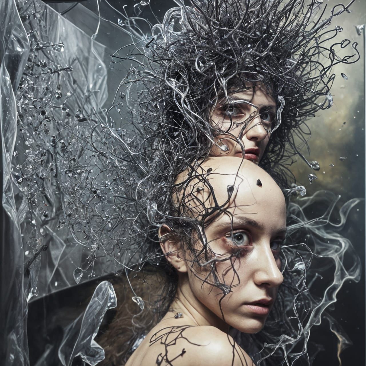 Eldritch Loneliness: A Hyperreal Digital Painting