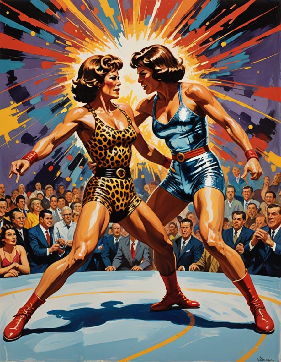 Fierce Females in Fabulous Costumes: A Pulp-Inspired Wrestli...