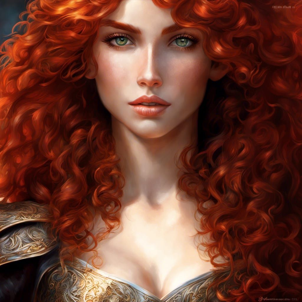 Aerin Firehair Portrait in Hyperrealistic Style