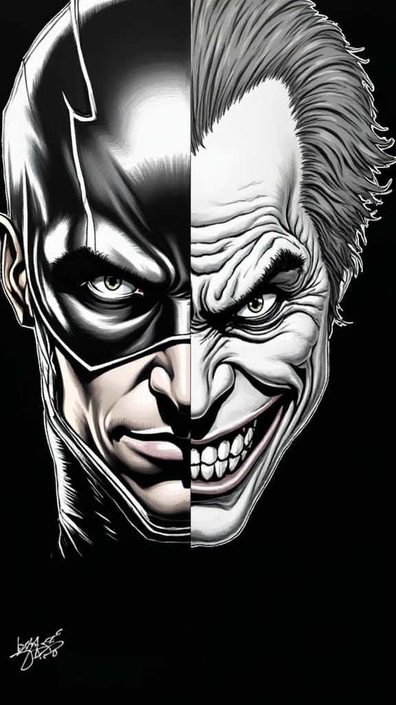 Flash vs Joker in Gotham: A Superhero Noir