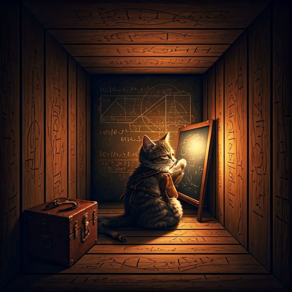 Cat's Elaborate Escape Plan: A Whimsical Vision