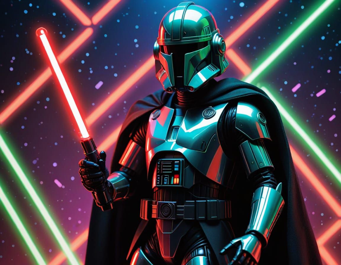 Retro-Futuristic Sci-Fi Hero Action Figure Packaging Art