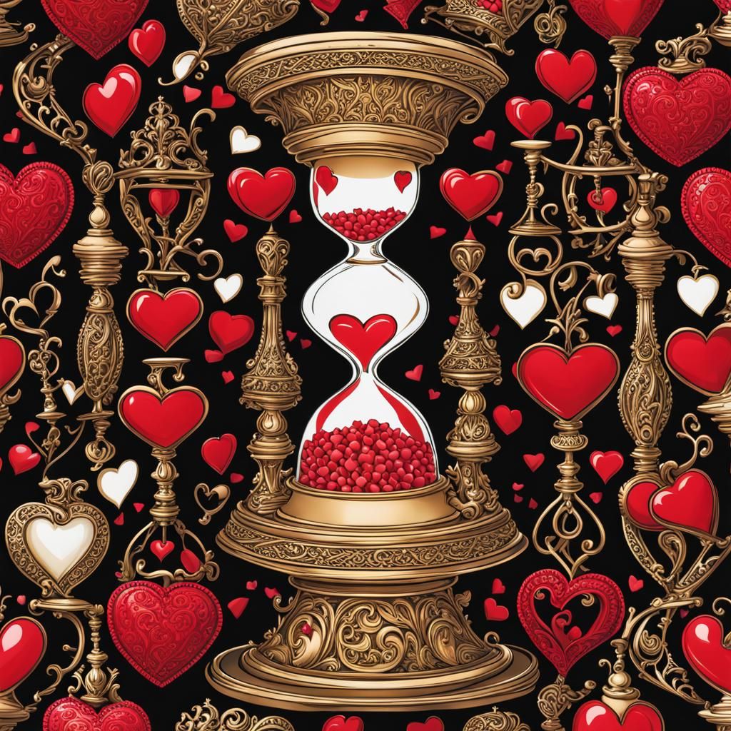 Hourglass of Hearts in Wonderland