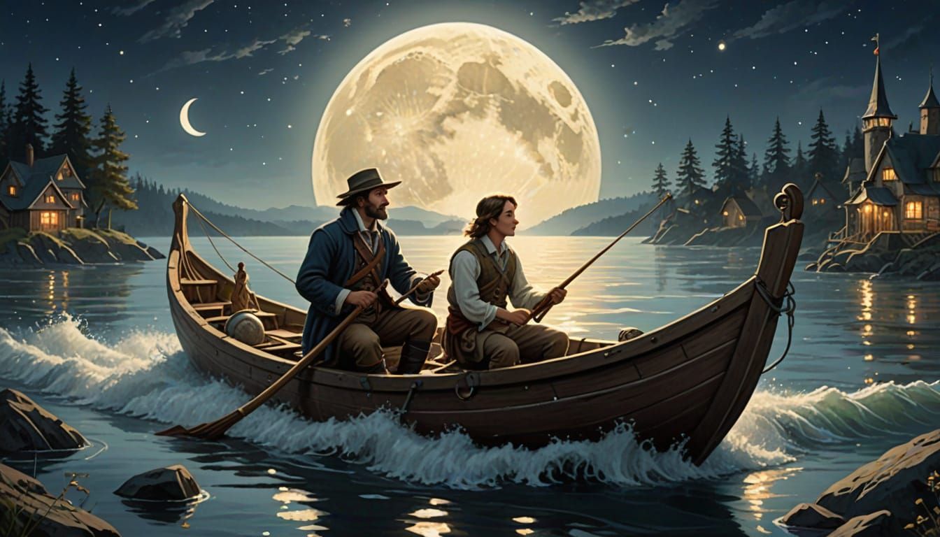 Dreamy Fairytale World of Wynken, Blynken, and Nod