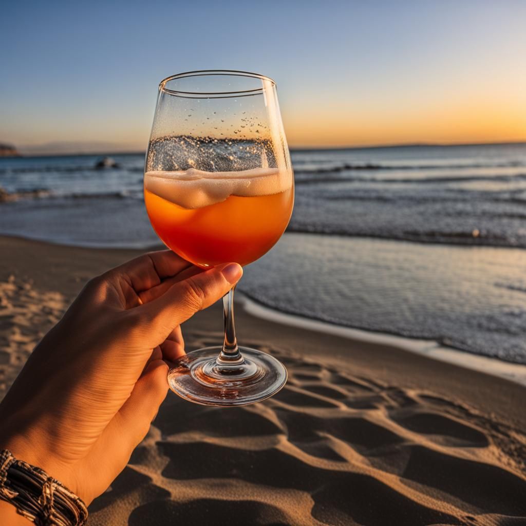 Evocative Image of Drinks Stirring Memories