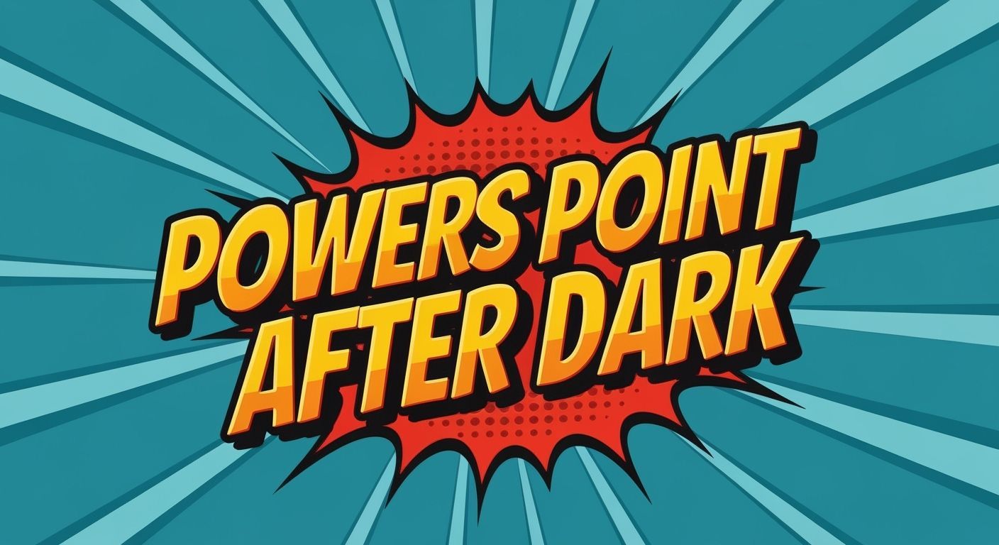 Hyper-Stylized Comic Book Logo: Powers Point
