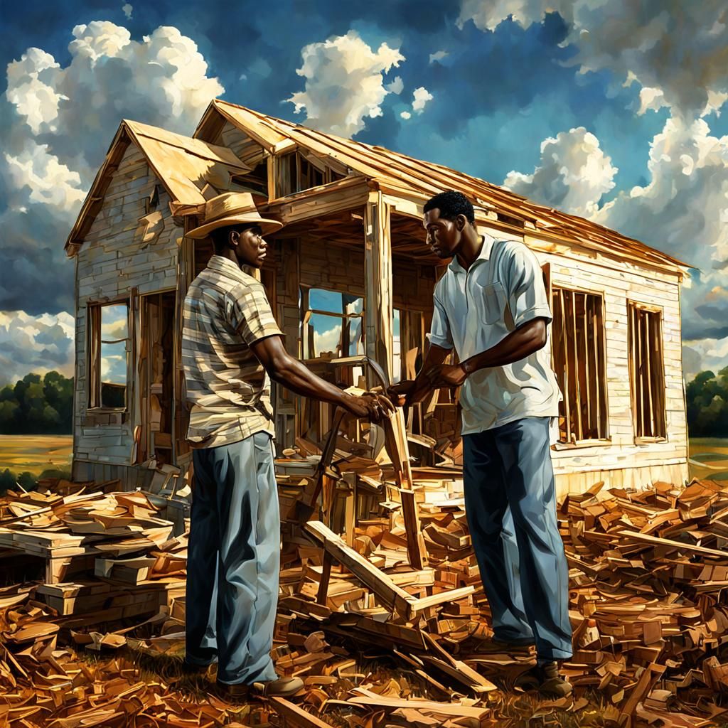Framing a Future: Mississippi, 1949, Hyperrealistic