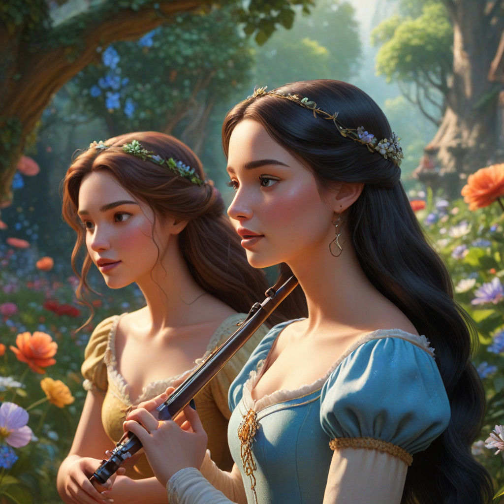 Disney Princesses Enchant in Whimsical Spring Garden