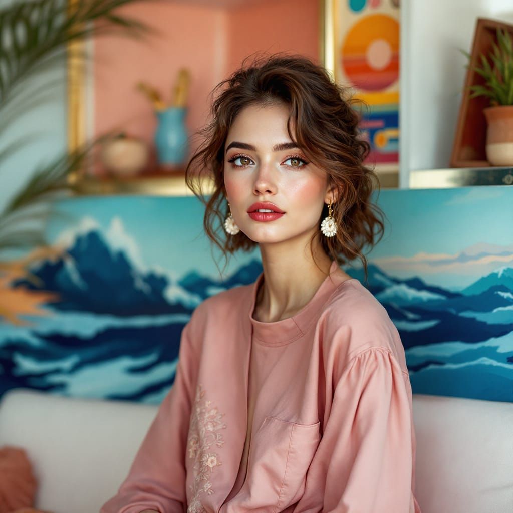 Elegantly Dressed Woman Reflects Adventurous & Sensitive Spi...