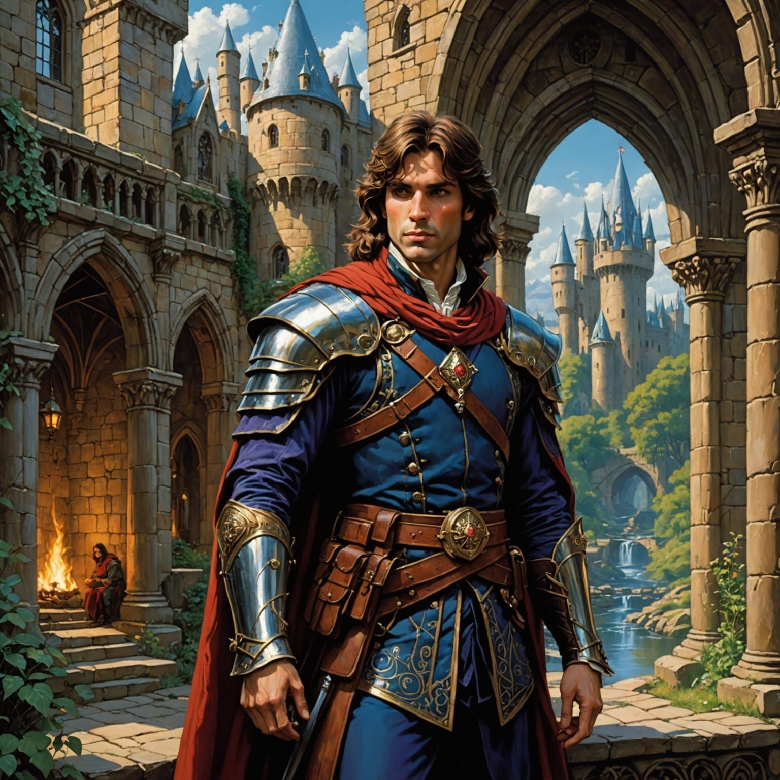 Prince in a Cyberpunk Aesthetic