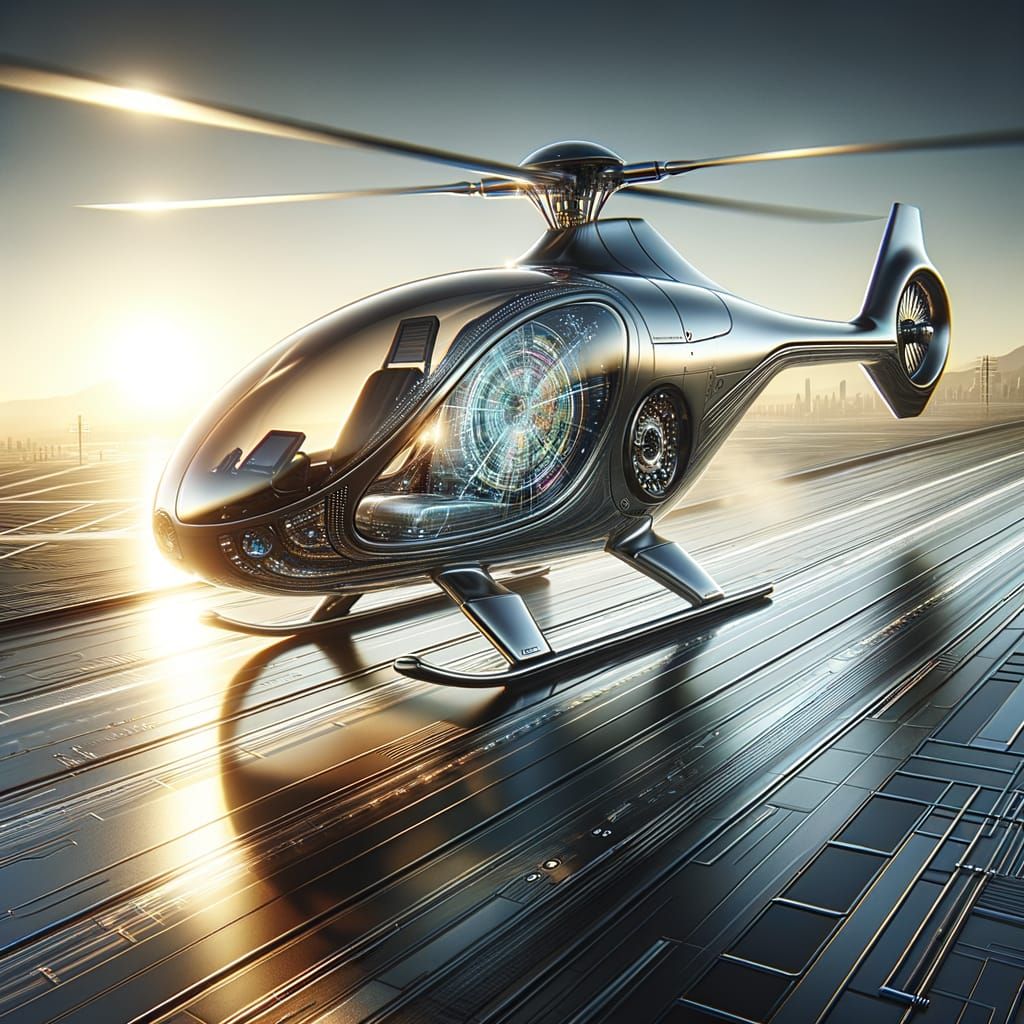 A Futuristic Helicopter of Superior Flight Performance