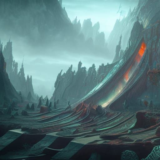 Hades Sick in Bed: Detailed Fantasy Concept Art