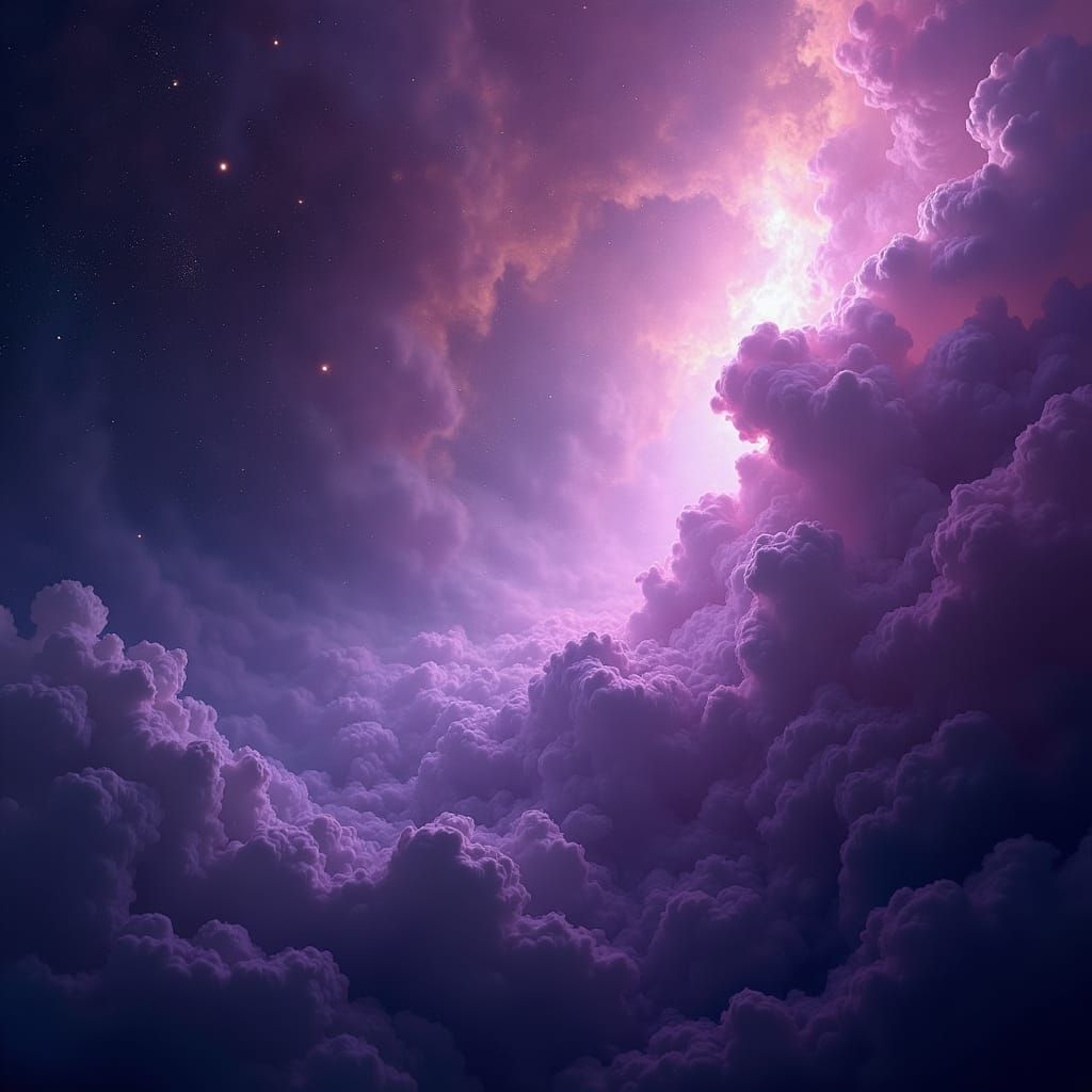 Royal Majesty in Purple Hues